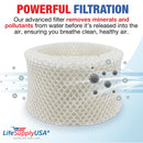 Humidifier Filter Replacement Wick Filter A Compatible with Honeywell HAC-504 HAC-504AW HAC504V1 HCM-1000 HCM-2000 HCM-300 Series by LifeSupplyUSA