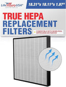 LifeSupplyUSA True HEPA Filter Replacement Compatible with Whirlpool WPPRO2000 Air Purifier - 1-Pack