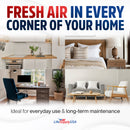 3000 Complete HEPA and 2 Carbon Filters Replacement Set Compatible with Air Doctor AD3000 / AD3500 Carbon Gas Trap VOC and UltraHEPA Air Cleaner by LifeSupplyUSA - Hepa + 2 Carbon