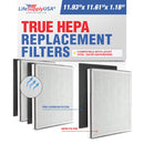 Vital 100-RF True HEPA Filter Set Compatible with LEVOIT Vital 100 Air Purifier Hepa + Activated Carbon Pre-Filter Replacement by LifeSupplyUSA (3-Pack) - 3-Pack