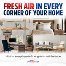 Carbon Filter Compatible with Aura InvisiClean IC-5018 and Sensa IC-5120 Air Purifiers by LifeSupplyUSA (4-Pack) - 4 Pack