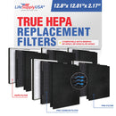 True HEPA + Carbon Filter RP-AP001-F1 | Fits Renpho RP-AP001, RP-AP001S & RP-AP002 Air Purifiers -3-in-1 Replacement by LifeSupplyUSA (5-Pack) - 5-Pack