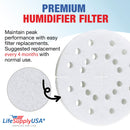 Humidifier Filter Replacement Anti-Mineral Pad Compatible with Air-O-Swiss Humidifier, AOS A451 S450 by LifeSupplyUSA (6-Pack) - 1-Pack