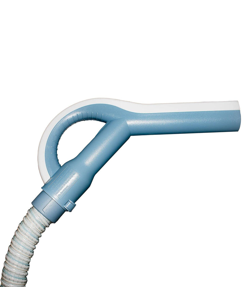 Electric Vacuum Hose with Pistol Grip Swivel Handle Compatible with Aerus Electrolux Lux Legacy Epic - White/Blue - By LifeSupplyUSA