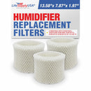 LifeSupplyUSA Humidifier Filter Replacement Wick Filter E Compatible with Honeywell Quietcare HCM-6009, HCM-6011i, HCM-6012i, HCM-6013i, HC-14, HW-14 (3-Pack)
