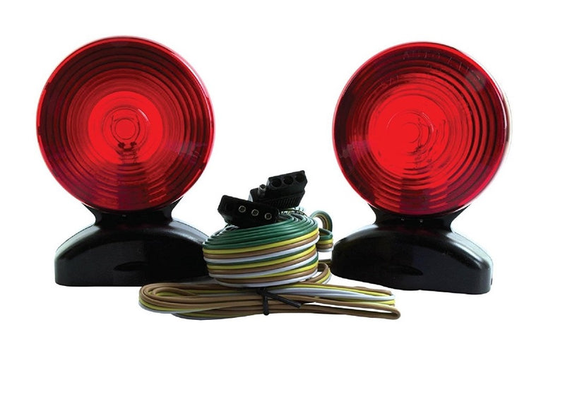 2 Pack LED Volt Magnetic Towing Trailer Light Tail Light Haul Kit Complete Set Auto, Boat, RV, Trailer, etc.-Trailer Tow Lights- LifeSupplyUSA