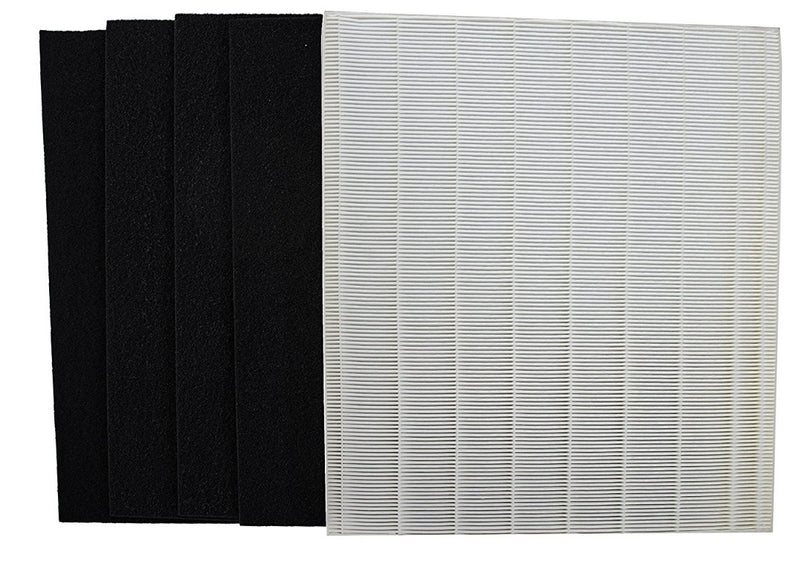 4 Replacement Filter Sets (4 HEPA, 12 Carbons) Compatible with Winix Size 25 Air Purifiers P450 B451, Filter E (113250)-Air Purifier Filters- LifeSupplyUSA