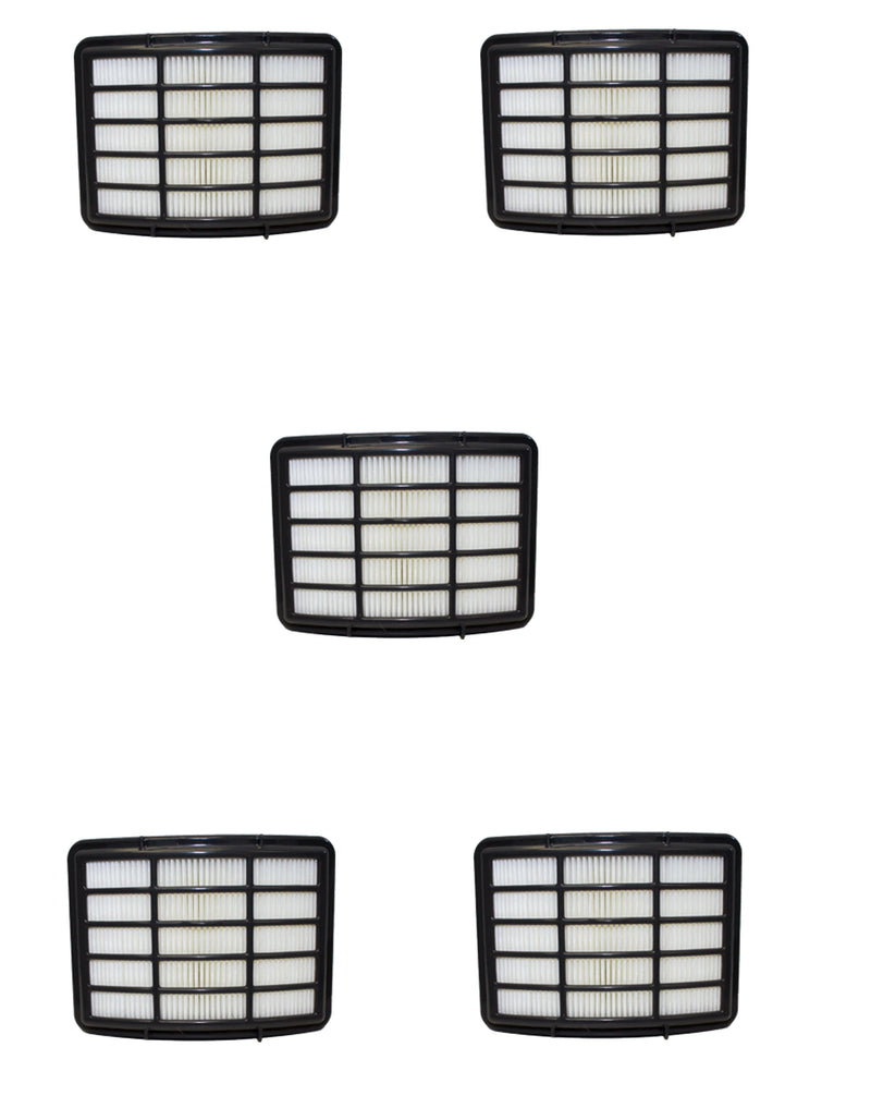 5 Pack HEPA Filter Compatible with Shark Navigator Lift-Away Upright Vacuum Cleaners, Part XHF350-Vacuum Filters- LifeSupplyUSA