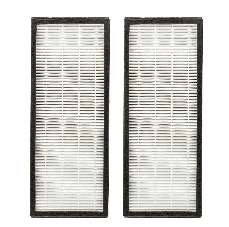 2 Pack Replacement 2-in-1 HEPA+ Charcoal Filter fits Hunter F1726HE/21 Air Purifier Model HT1726-Air Purifier Filters- LifeSupplyUSA