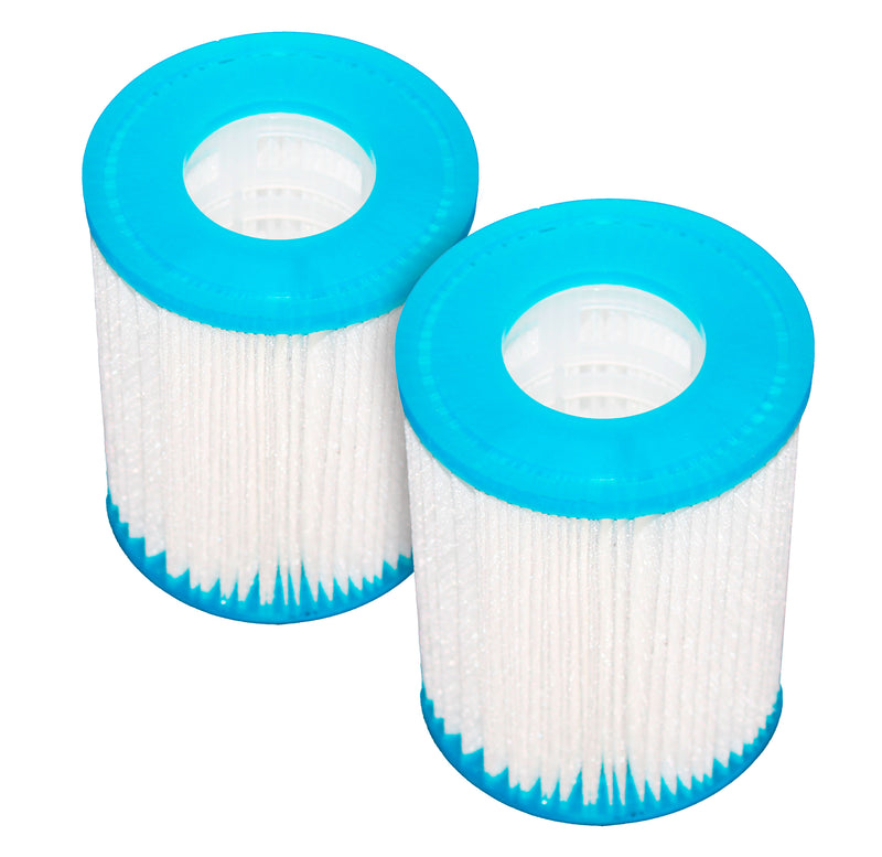 (2-pack) LifeSupplyUSA Replacement Pool Spa Filter compatible with Bestway II-Pool filters- LifeSupplyUSA