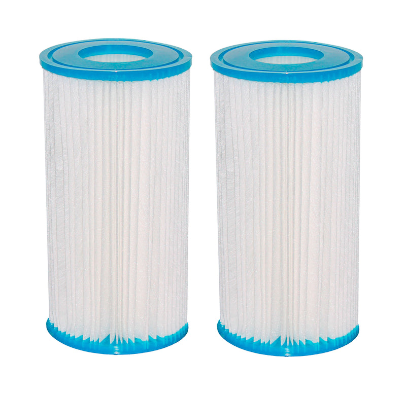 (2-pack) LifeSupplyUSA Replacement Pool Spa Filter compatible with Intex A/C-Pool filters- LifeSupplyUSA