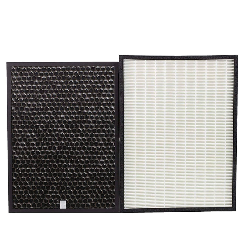 2 Replacement HEPA & Carbon Filter Sets Compatible with Rabbit Air BioGS SPA-421A & SPA-582A Air Purifiers-Air Purifier Filters- LifeSupplyUSA