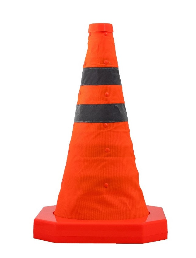20PK Collapsible 15.5 Inch Reflective Multi Purpose Pop Up Road Safety Extendable Traffic Cones-Traffic Cones- LifeSupplyUSA
