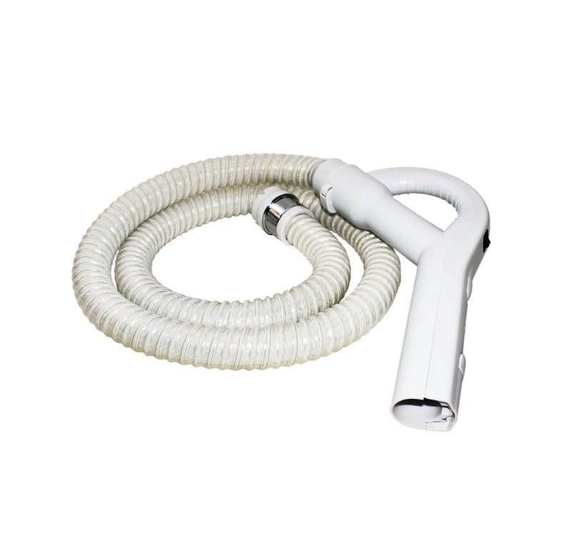 White Electric Vacuum Hose with Pistol Grip Swivel Handle Compatible with Aerus Electrolux Lux Legacy Epic-Vacuum Hoses- LifeSupplyUSA