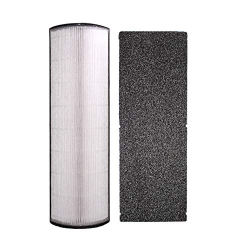2 Pack Replacement 2-in-1 True HEPA Filter & Carbon Layer Compatible with PureZone Elite PEAIRTWR Tower Air Purifier-Air Purifier Filters- LifeSupplyUSA