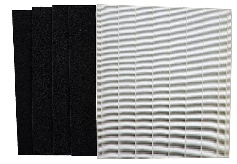 5 Replacement Filter Sets (5 HEPA, 20 Carbons) Compatible with Winix Size 25 Air Purifiers P450 B451, Filter E (113250)-Air Purifier Filters- LifeSupplyUSA