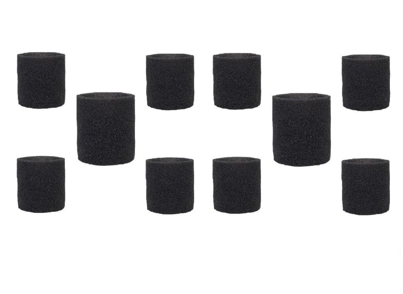 10 Pack Foam Sleeve Wet Dry Filter fits ShopVac 90585 9058500 9058562 Type R and Most VacMaster Genie Shop Vacuum Cleaners-Vacuum Filters- LifeSupplyUSA