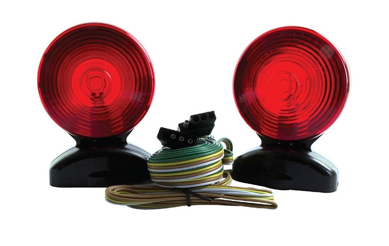 12 Pack LED Volt Magnetic Towing Trailer Light Tail Light Haul Kit Complete Set Auto, Boat, RV, Trailer, etc.-Trailer Tow Lights- LifeSupplyUSA