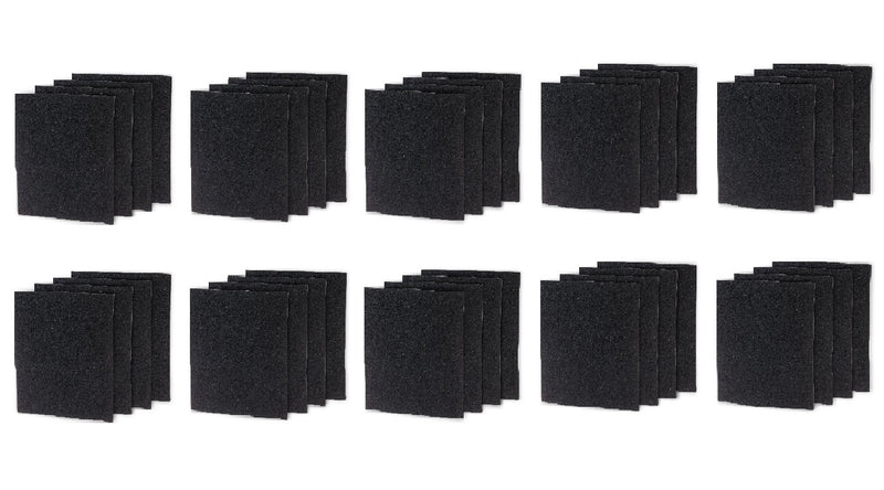 40 Pack Carbon Pre-Filters replace Holmes HAPF60, Bionaire A1260C, General Electric SmartAire GE 106753, Filter C-Air Purifier Filters- LifeSupplyUSA