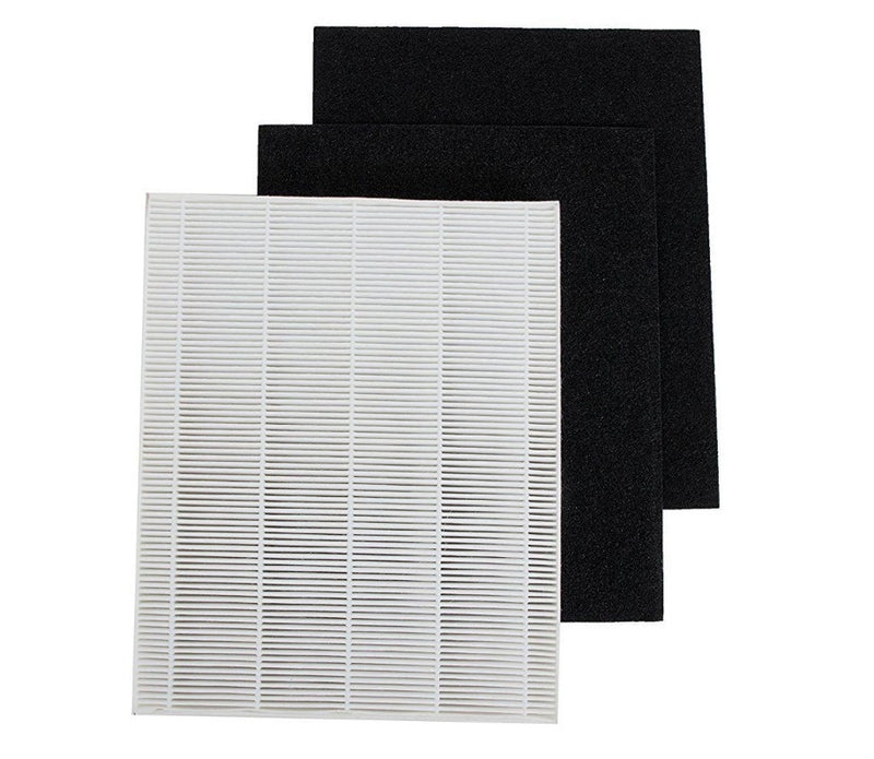20 Replacement True HEPA, 40 Odor Eliminator Carbon Pre Filters Pack Compatible with Coway Airmega 200M AP-1512HH Mighty Air Purifier